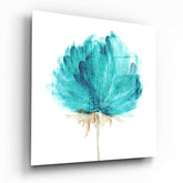 Watercolor Flower Glass Wall Art.